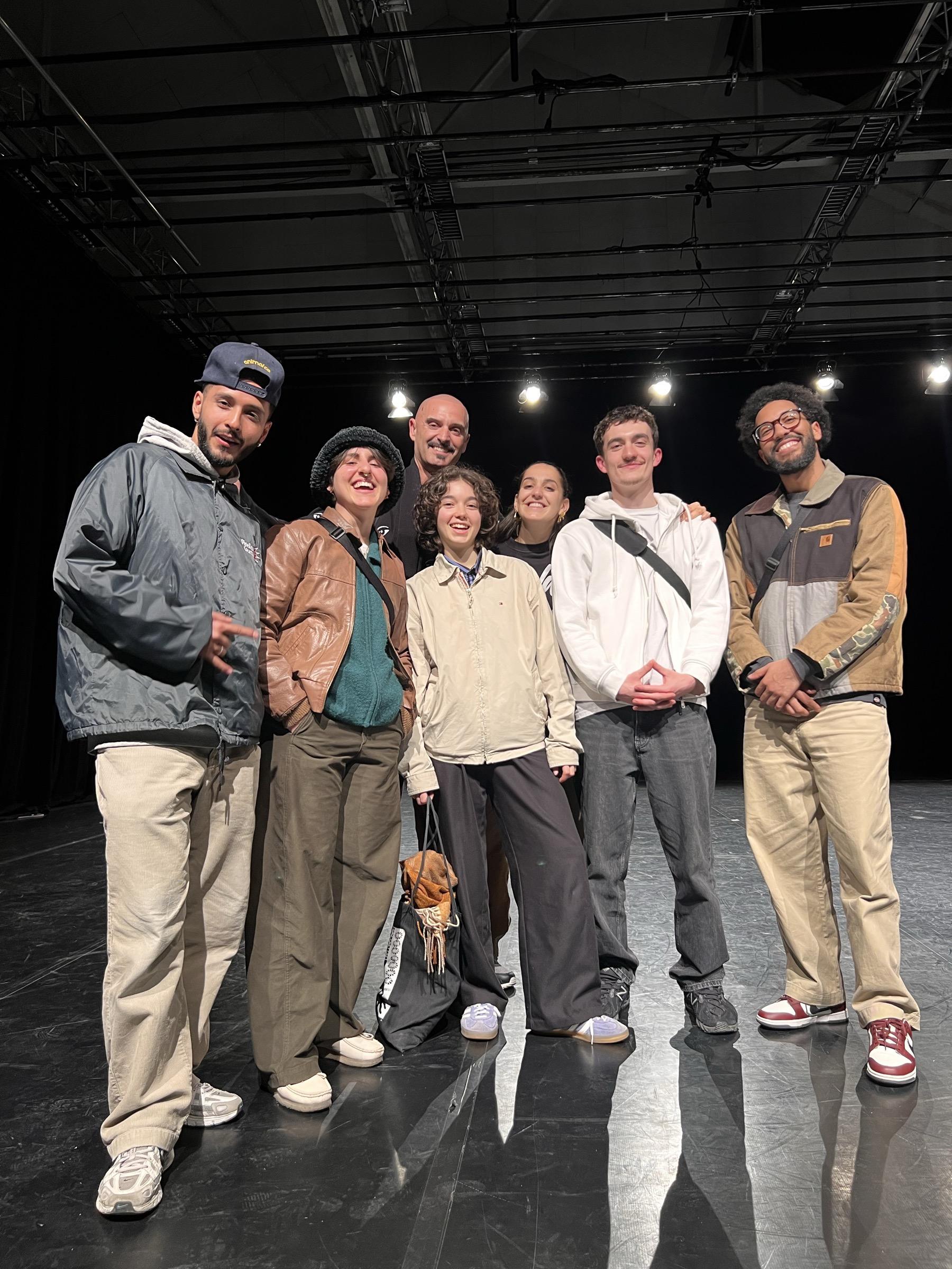 The Locking Memory project team gathered on stage.