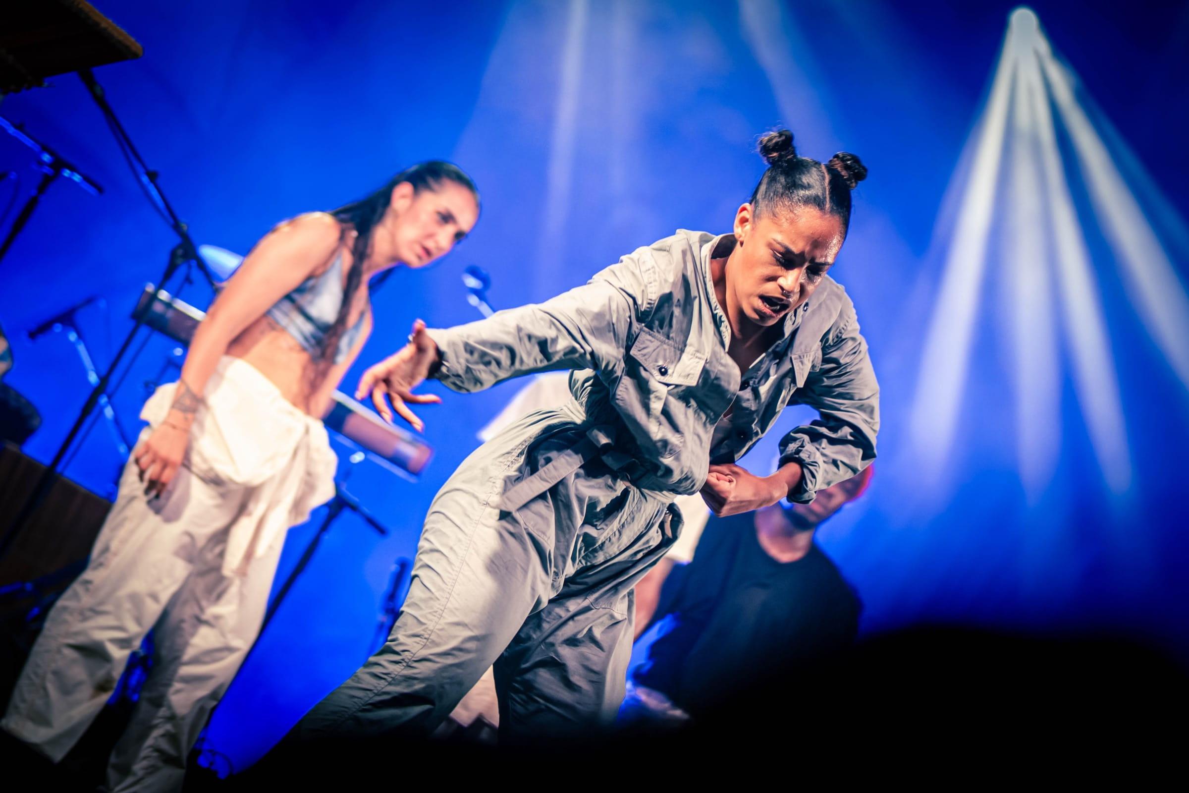 Rasine An Flèr — musiciens et danseurs en représentation